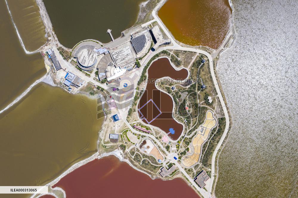 Colorful Salt Lake in Yuncheng