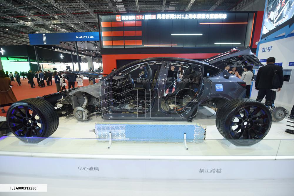 The Tesla Model Y Dismantled At Shanghai Auto Show