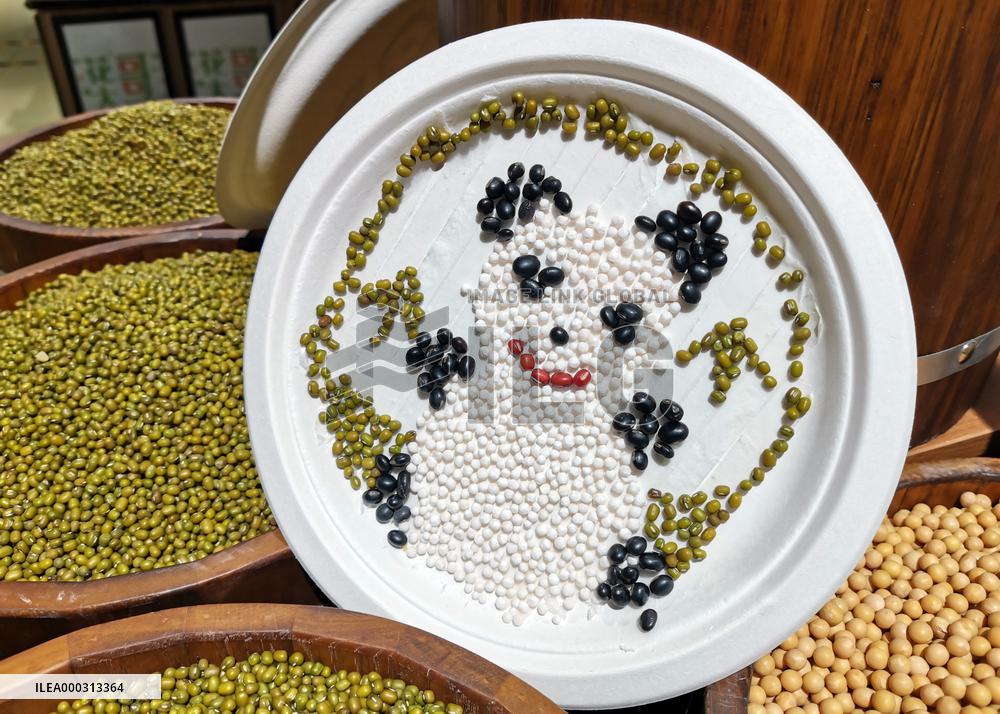 Grains Make Patterns In A Supermarket