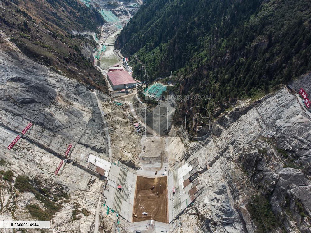 Shuangjiangkou Hydropower Station Construction