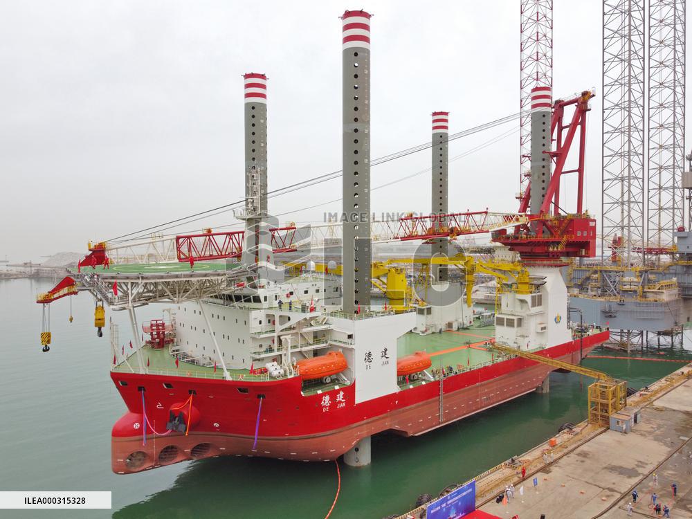 Pile Driven Salvage Vessel