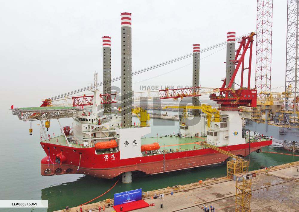 Pile Driven Salvage Vessel