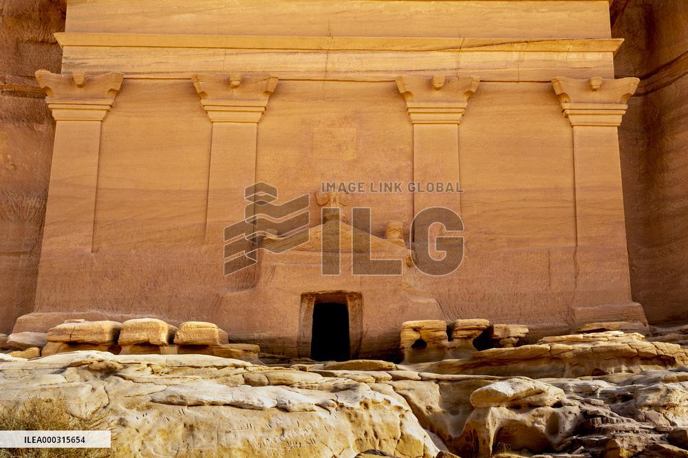 the most known archaeological site in Saudi Arabia Mada in Salih