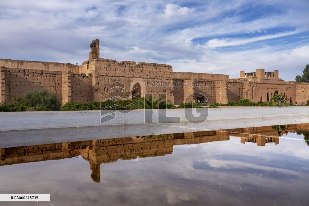 pool in el Badi palace