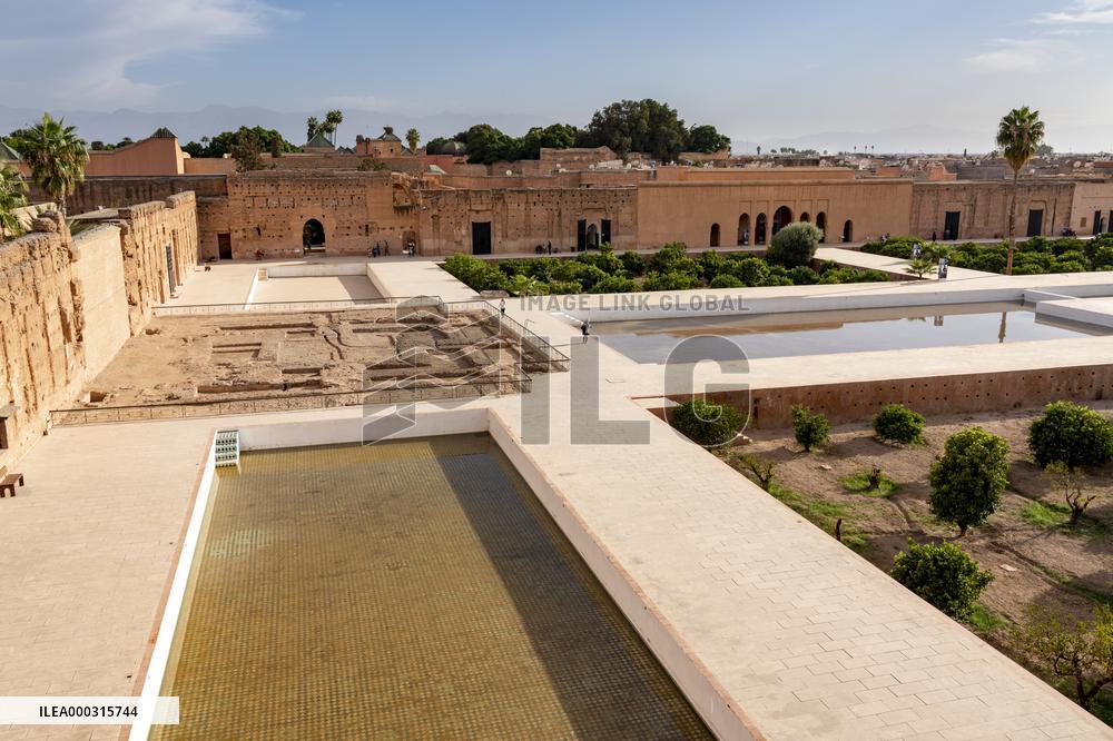 pool in el Badi palace