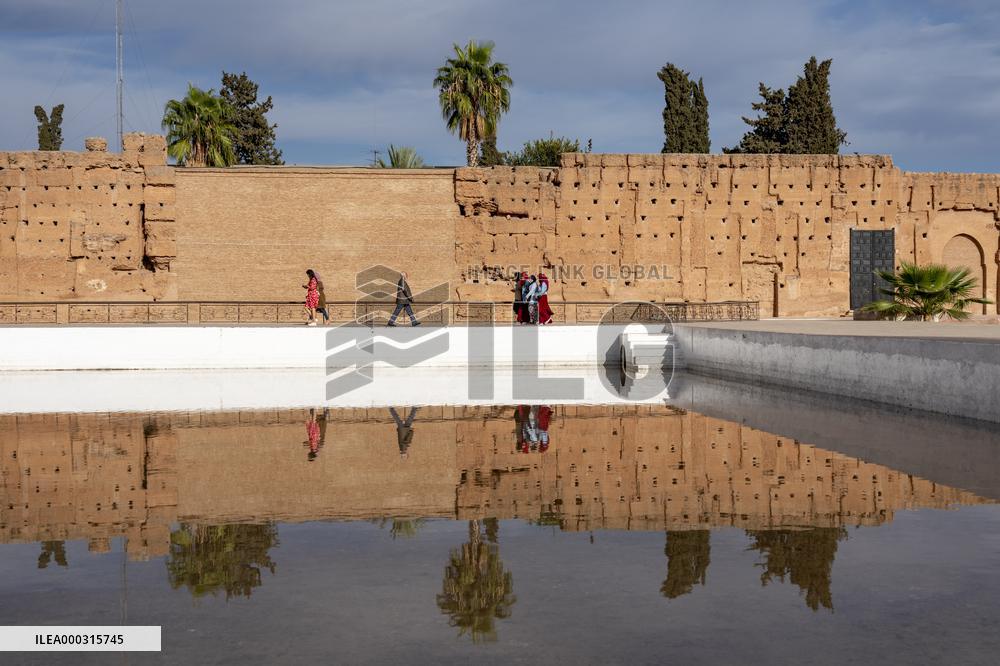 pool in el Badi palace