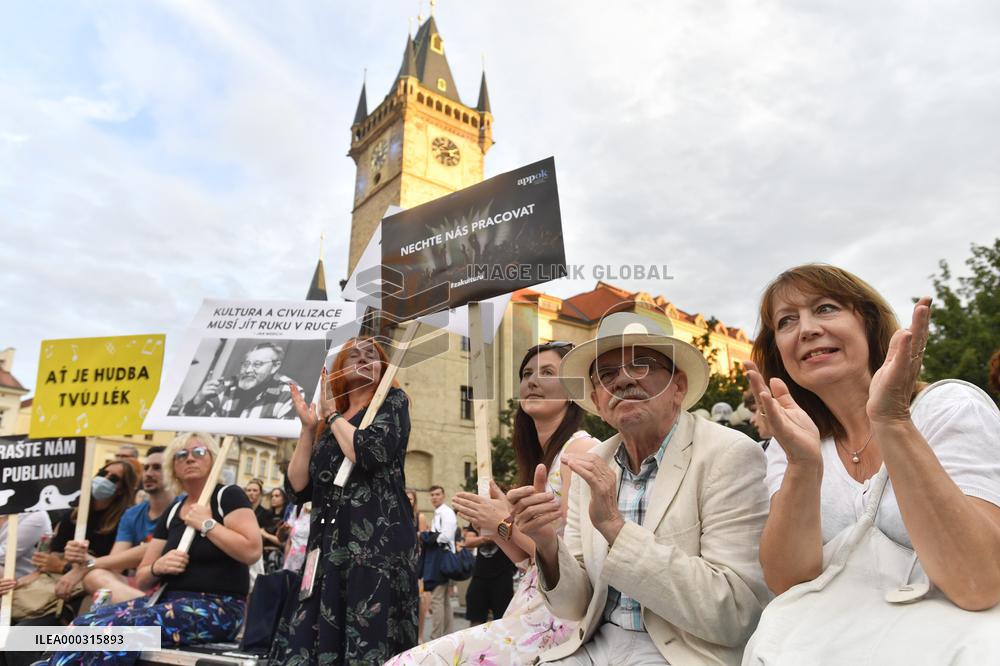 Demonstration For Live Music, Jaroslav Uhlir, Helena Uhlirova-Chladova