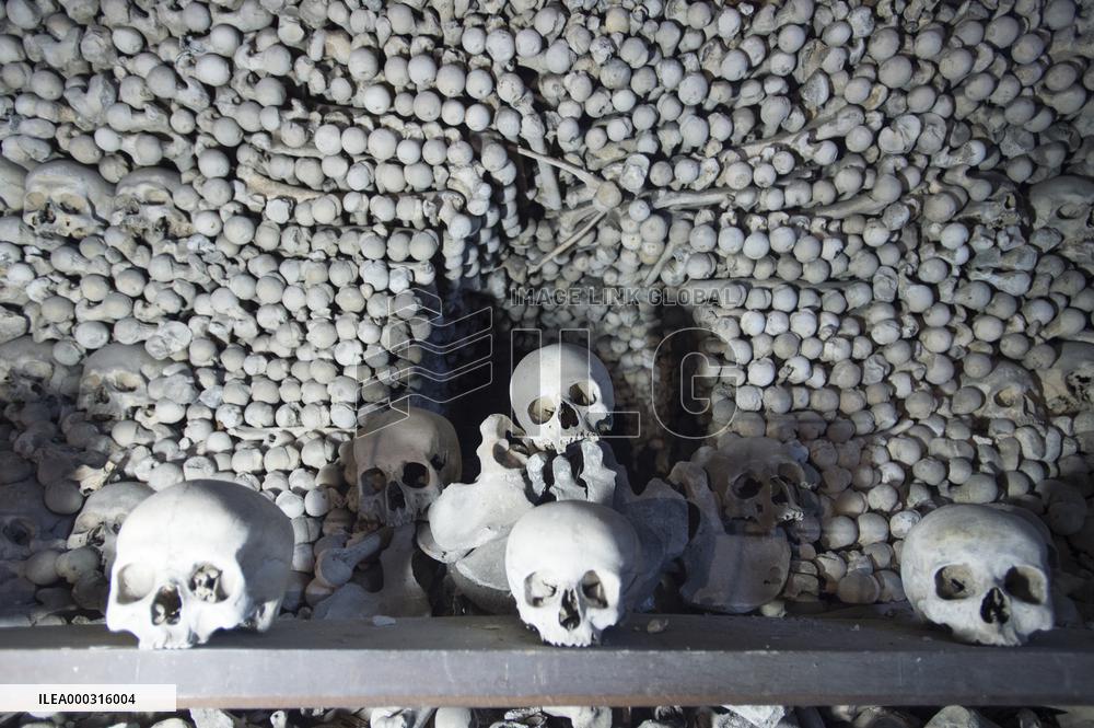 Church of All Saints with the Ossuary (bone church) in Sedlec