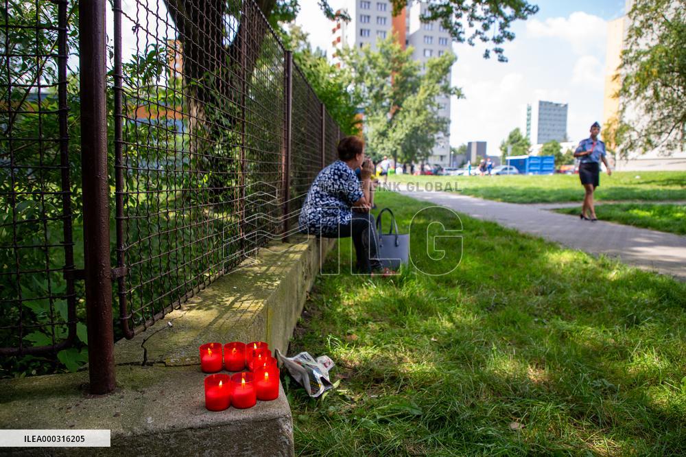 arson attack Bohumin, 11 victims, piety, candles