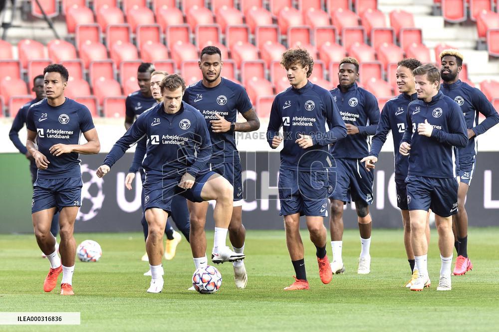 FC Midtjylland, training session