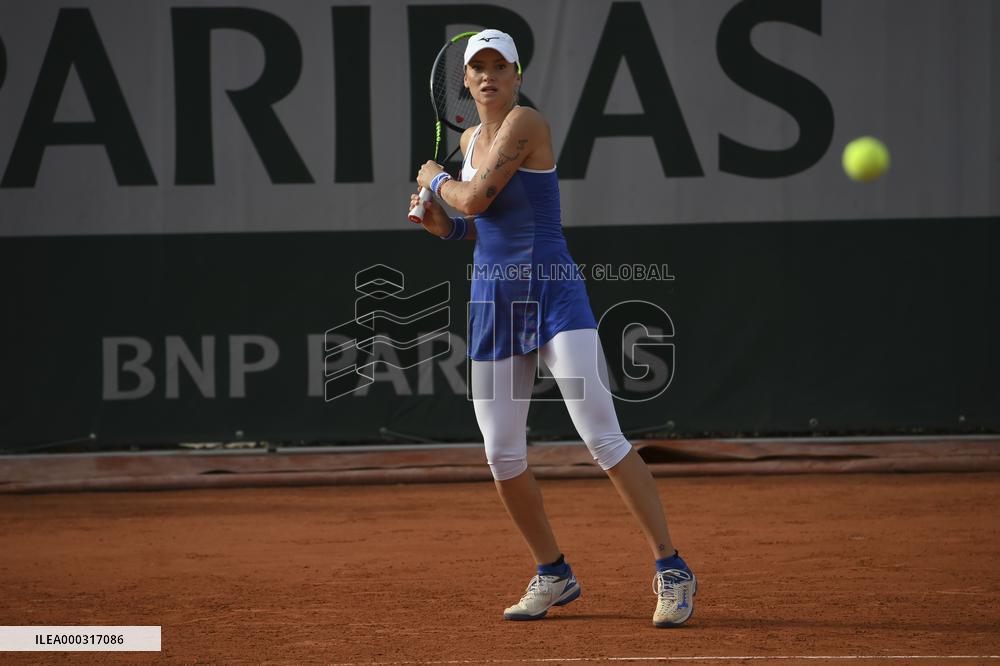 Tereza Martincova, Roland Garros stadium
