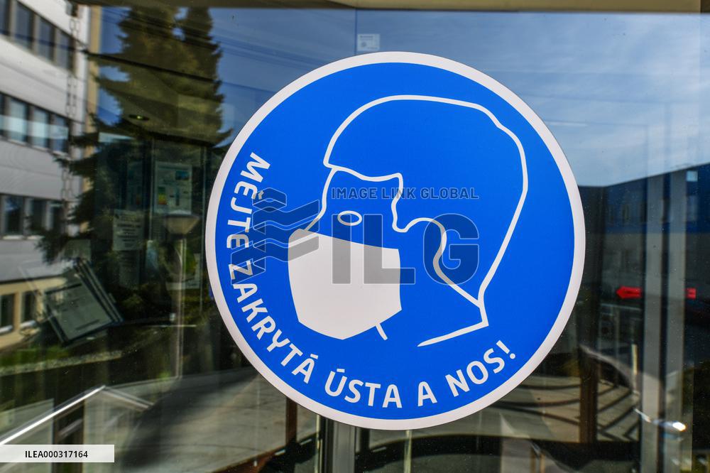 State Institute for Drug Control, building, headquarters, face mask