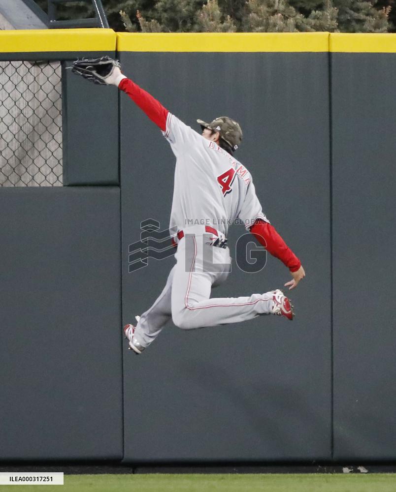 Baseball: Reds v Rockies
