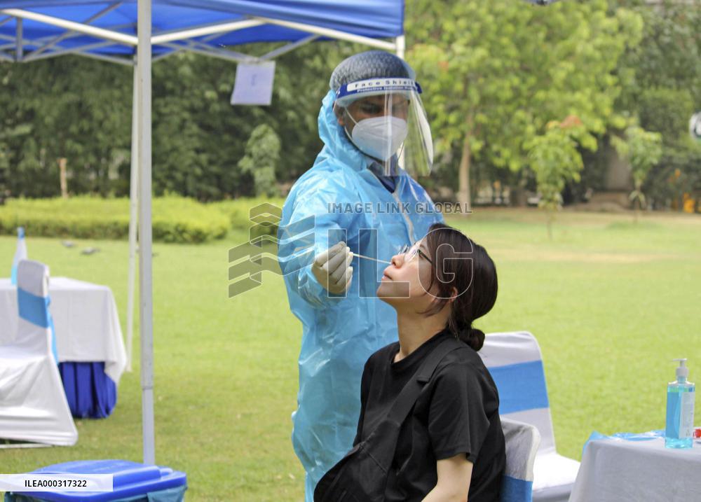 PCR center in India for returning Japanese nationals