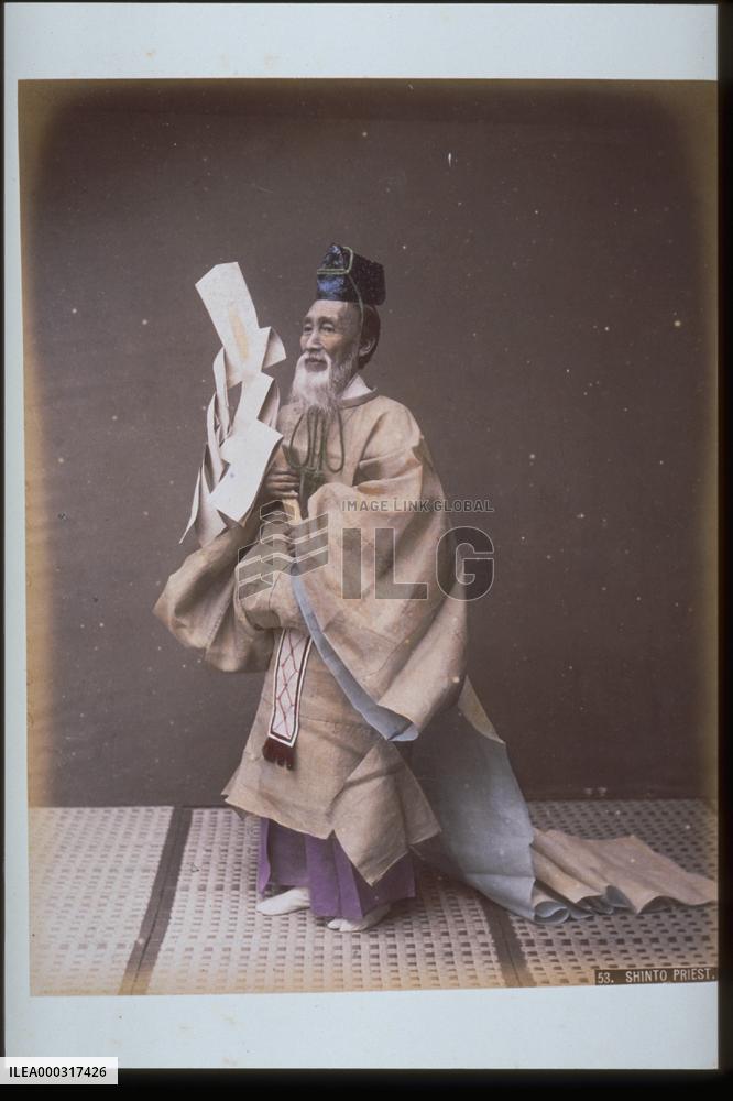 A Shinto priest