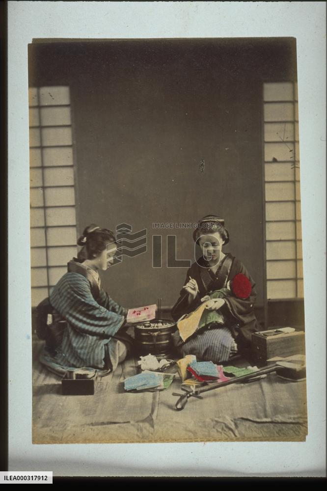 Women reading and writing