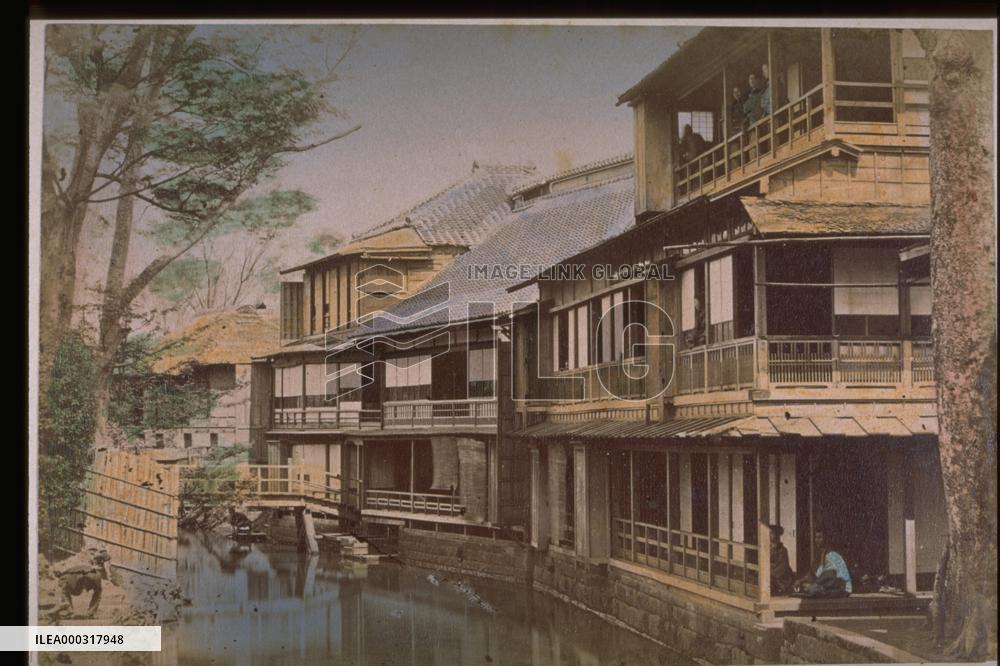 A teahouse at Oji