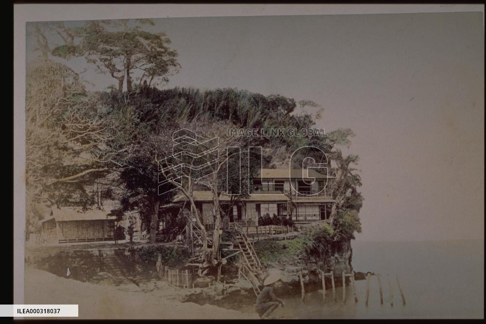 A teahouse at Honmoku Juniten
