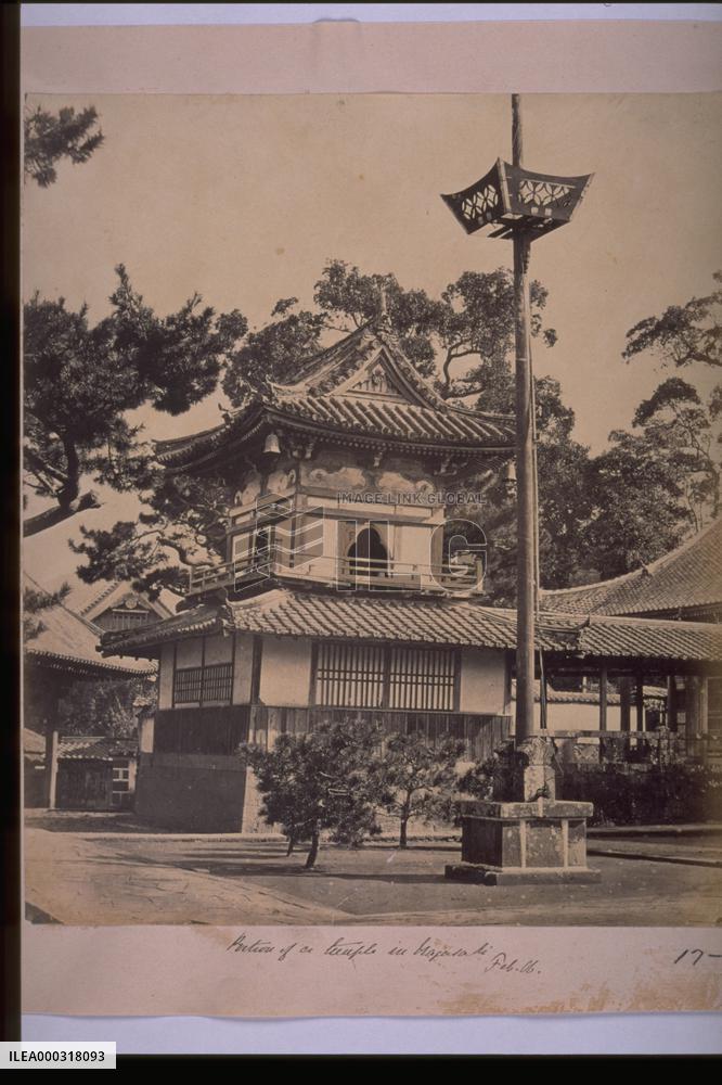 The bell tower at Kofukuji Temple
