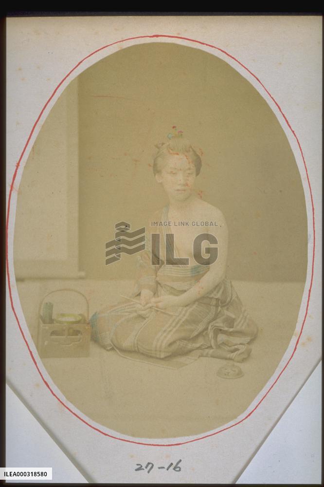 Woman baring one shoulder