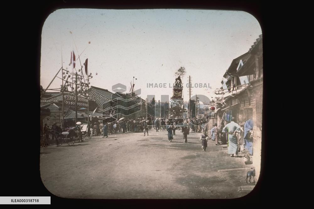 Scene of a festival