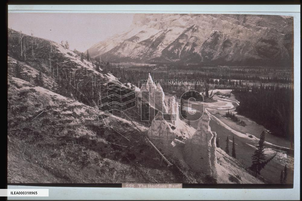 Winter scene in Banff