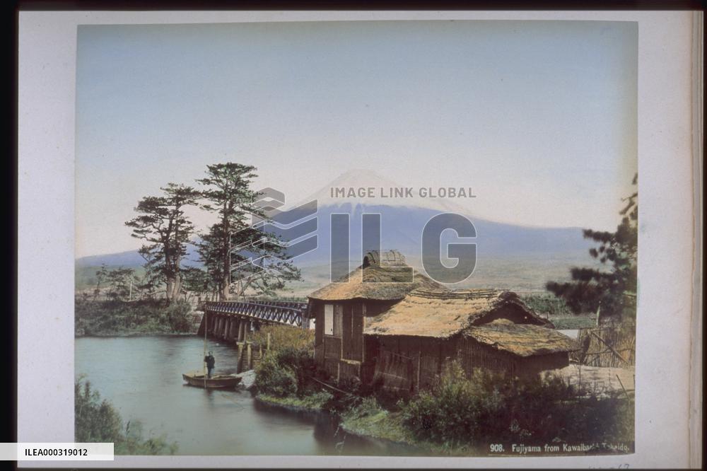 Mt. Fuji from Tokaido Kawai Bridge