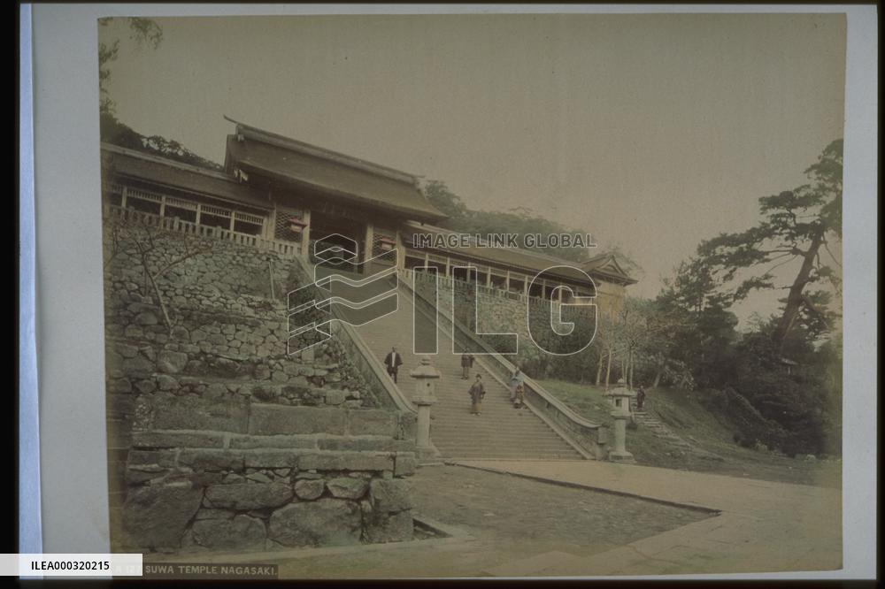 The long slope,Suwa Shrine