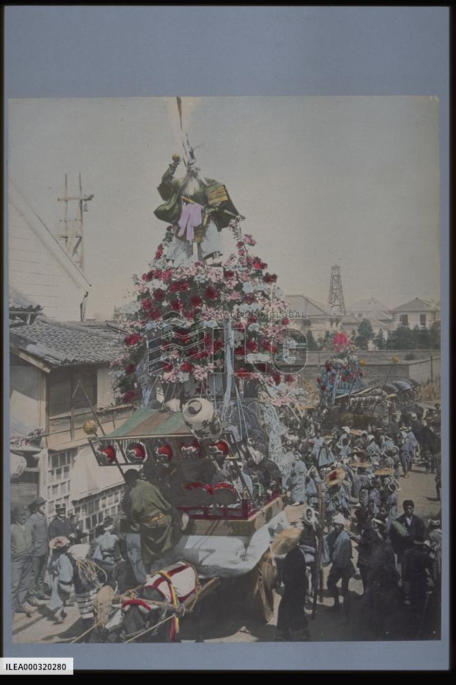 A float in a festival