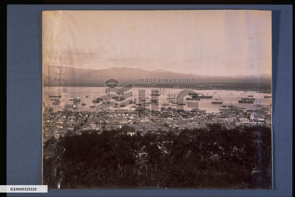 A panoramic view of Hakodate Port