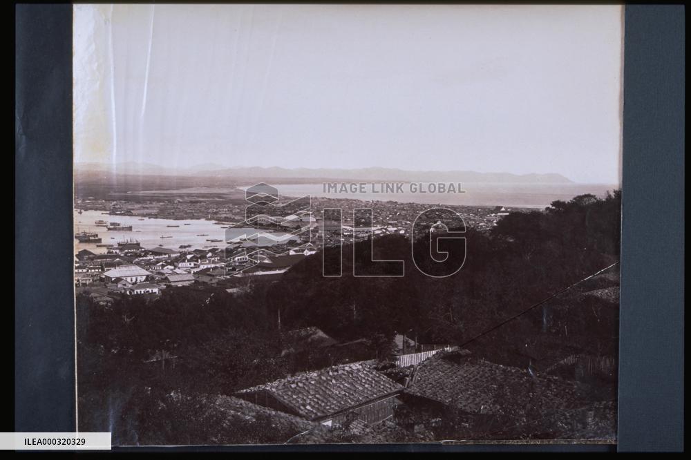 A panoramic view of Hakodate Port