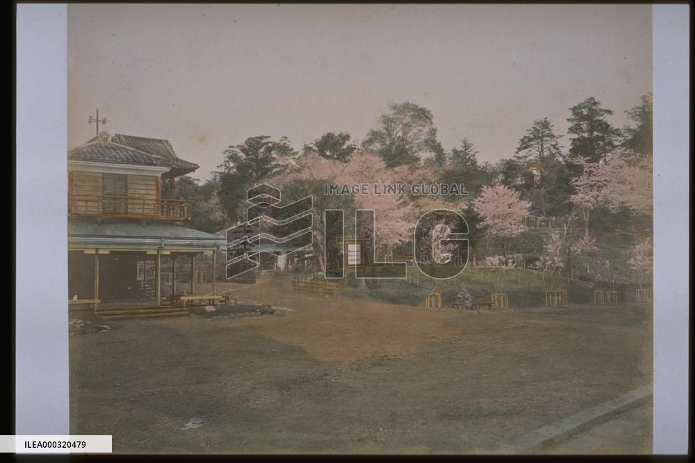 In front of Seiyo-ken Restaurant,Ueno Park