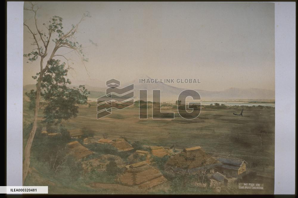 Mt. Fuji seen from Shimizu