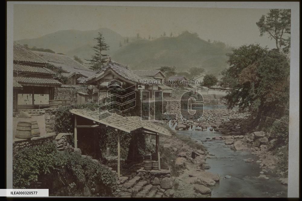 Nakashima River and the residence of Ueno Hikoma