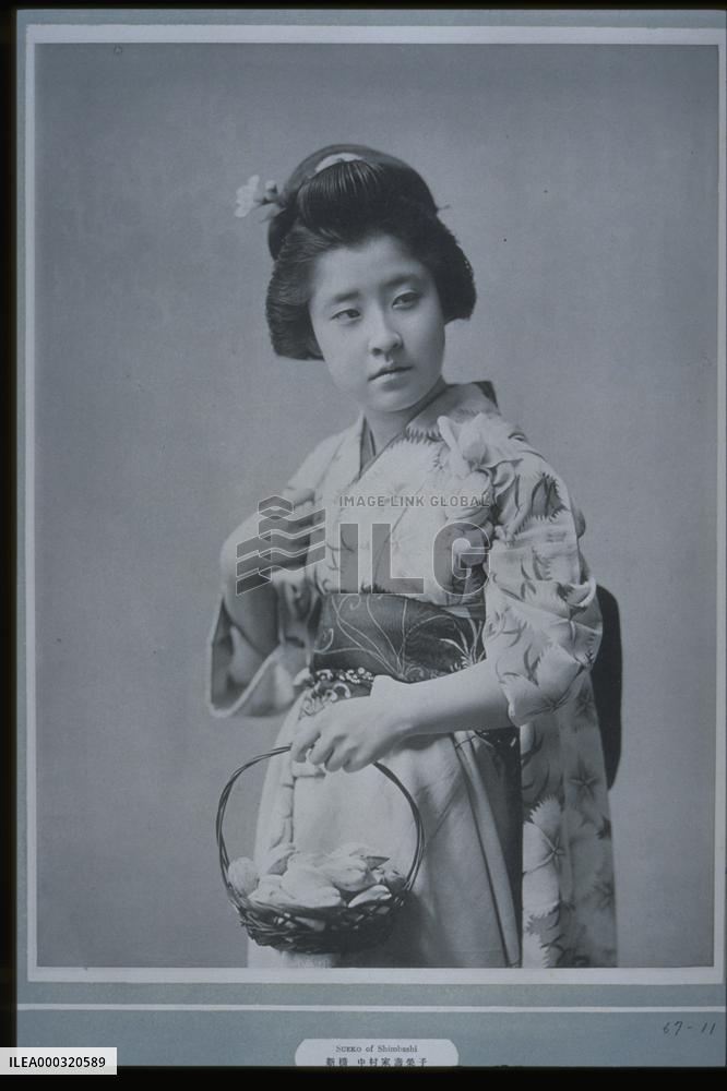 A Shinbashi geisha