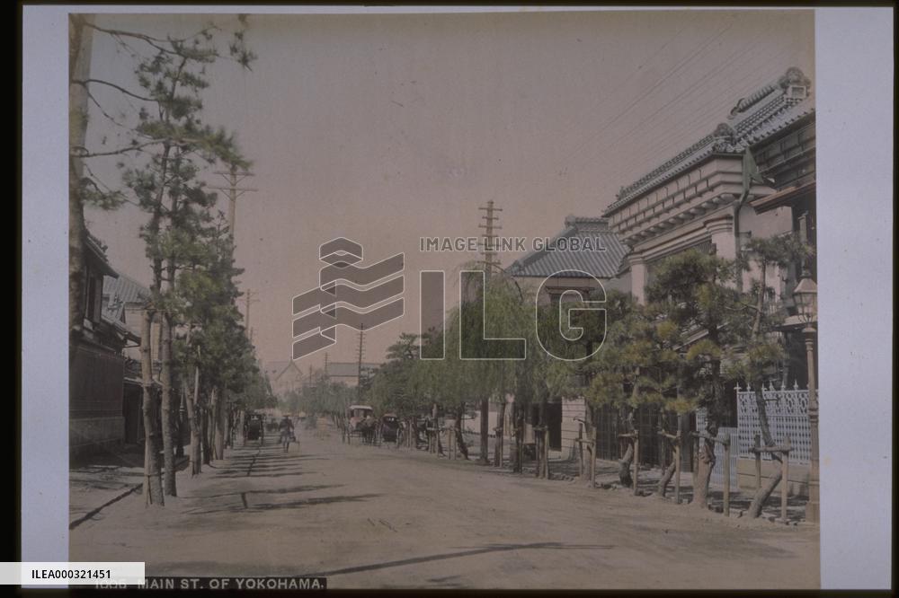 The main street of the Yokohama foreign settlement