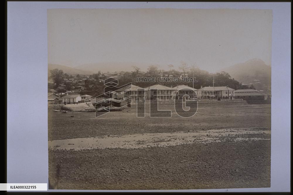 Western-style buildings at Umegasaki,Nagasaki