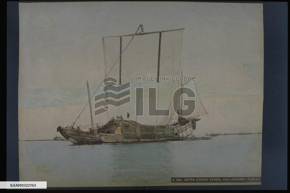 A Kitamae-type cargo boat