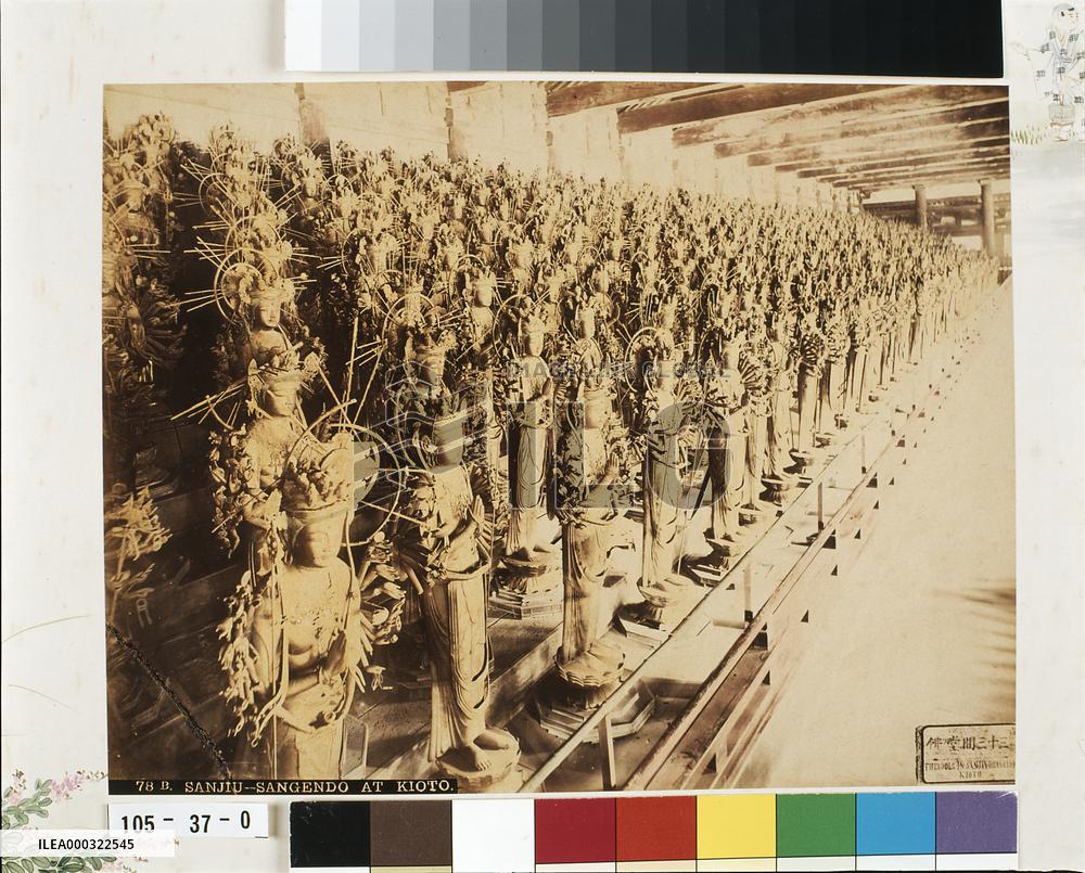 The thousand Kannon images in Sanjusangendo Temple