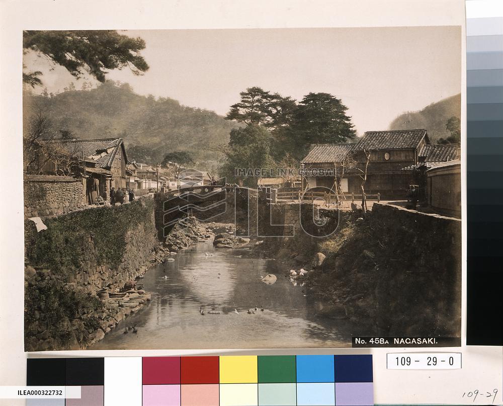 Nakashima River and Amida-bashi Bridge