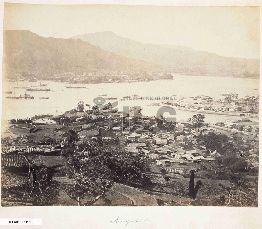 Dejima seen from Don-no-Yama