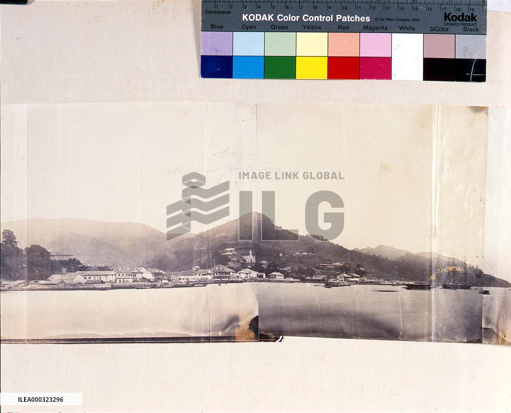 Nagasaki Harbour in Tension with War Vessels