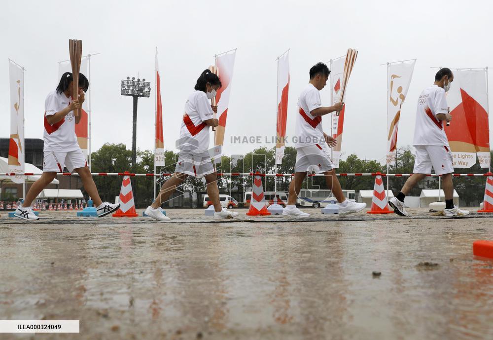 Alternative event for Tokyo Olympic torch relay