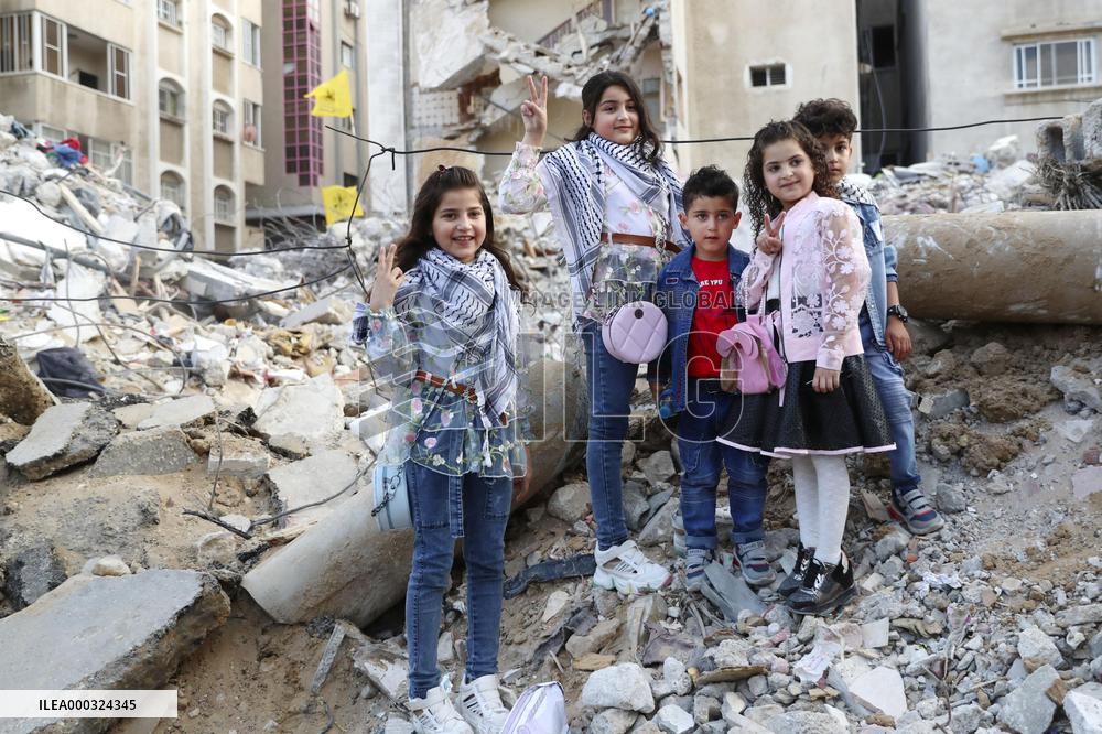 Gaza after Israel-Hamas cease-fire agreement