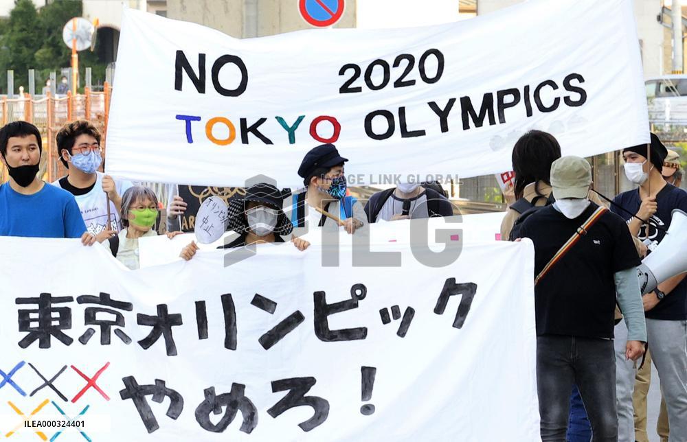 Protest against Tokyo Olympics