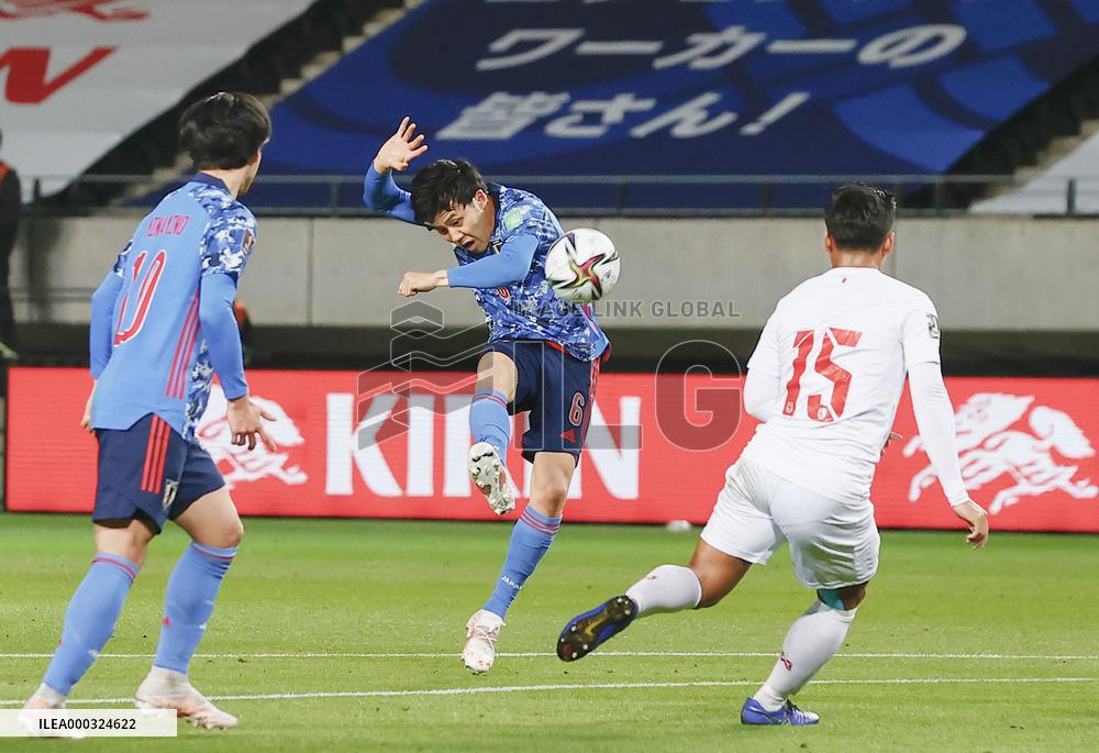 Football: Japan-Myanmar World Cup qualifier