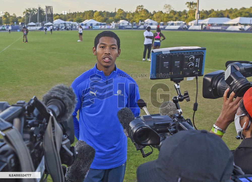 Athletics: Sani Brown at Florida meet