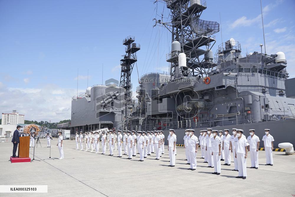 MSDF destroyer Yugiri to engage in antipiracy operations off Somalia