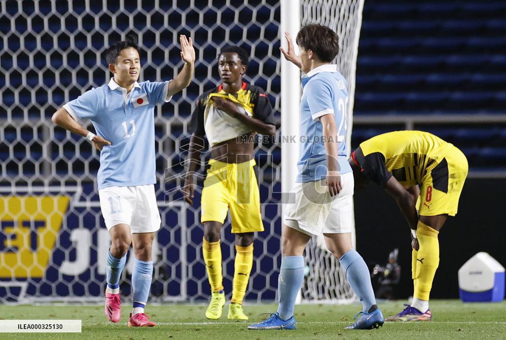 Football: Japan-Ghana U-24 friendly