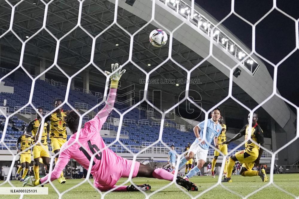 Football: Japan-Ghana U-24 friendly